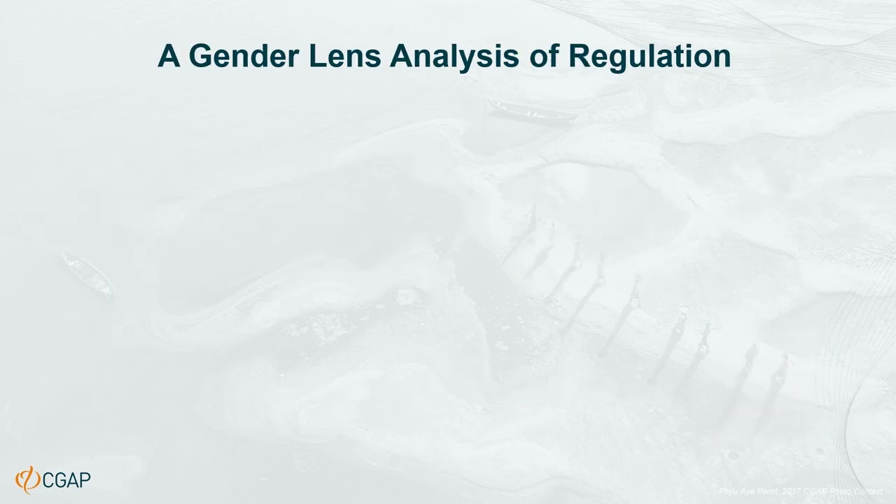 Advancing Women's FI through Gender-Intentional Regulations